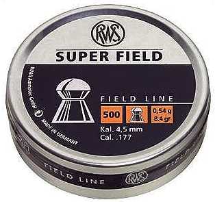 RWS  -  Luchtdruk Kogeltjes  -  kaliber 4.50mm  -  SUPER FIELD  -  inhoud 500